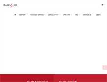 Tablet Screenshot of hashcod.com